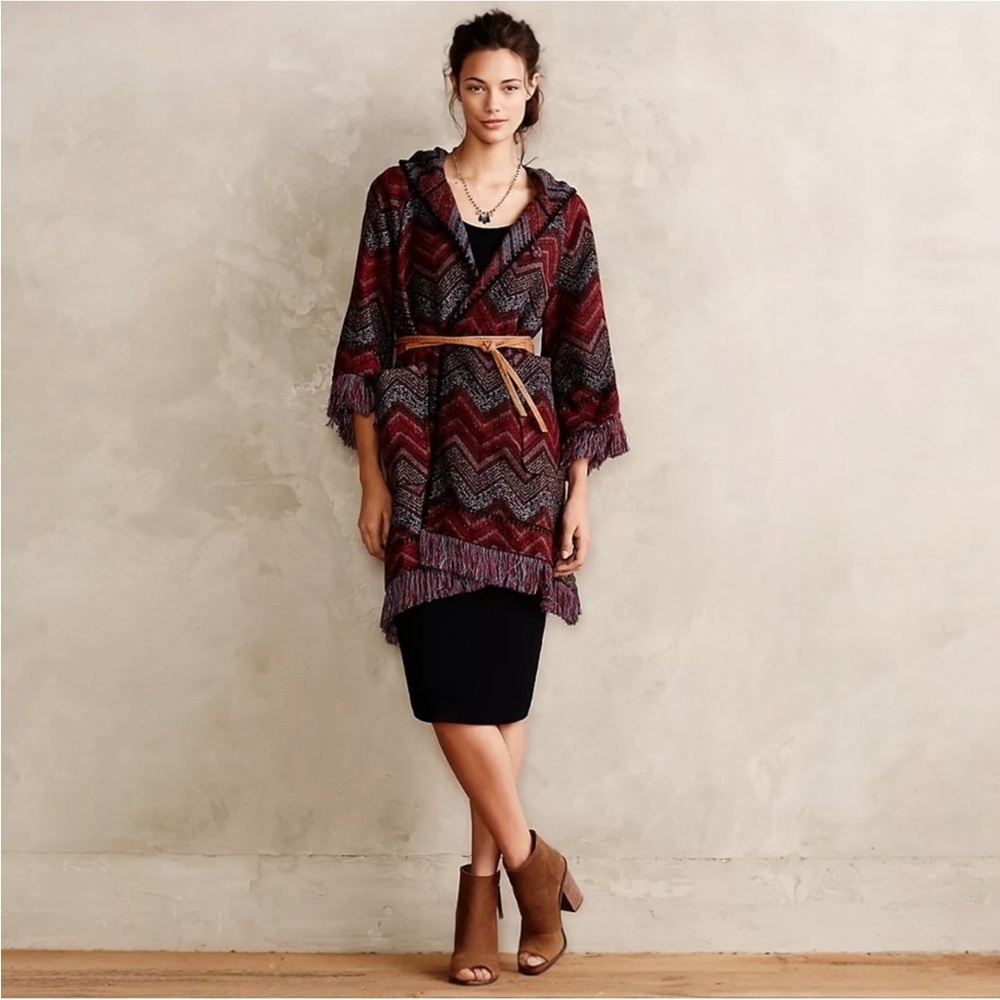 HEI for Anthropologie Mesilla Jacquard Coat M/L